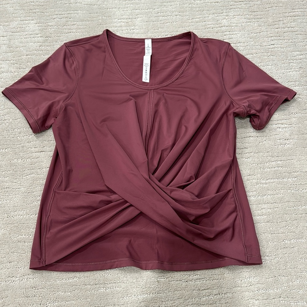 Lululemon Tie-Waist Short Sleeve Shirt